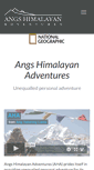 Mobile Screenshot of angshimalayanadventures.com